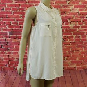 Love Riche light Pink Sleeveless Woman Top L NEW